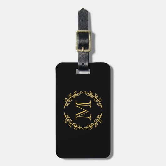 monogram bagagelabel (Voorkant verticaal)