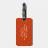 Monogram Bagagelabel (Achterkant verticaal)