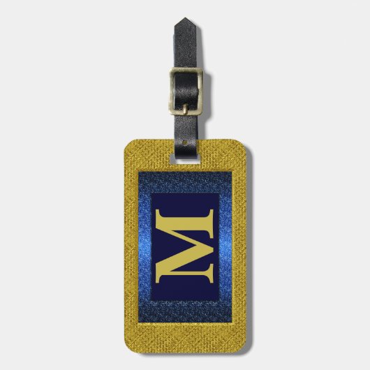 Monogram Bagagelabel (Voorkant verticaal)