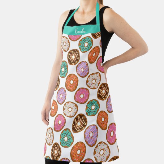 Monogram Baker Donut Pattern Schort (Insitu)