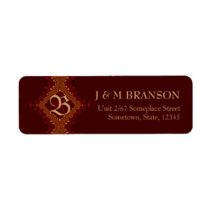 Monogram Bali Red Earth Eigen label