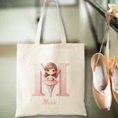 Monogram ballerina tote bag