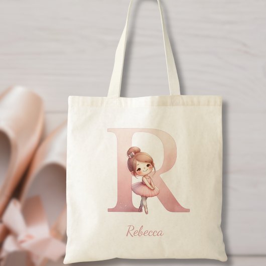 Monogram ballerina tote bag