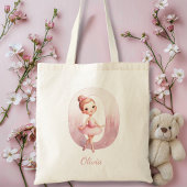 Monogram ballerina tote bag