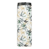 Monogram Bamboe Foliage Pattern Thermosbeker (Achterkant)