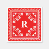 Monogram Bandanna-patroon Servet (Voorkant)