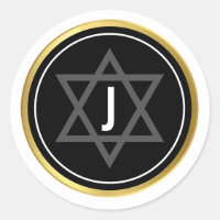 MONOGRAM BAR MITZVAH modern zwart wit goud