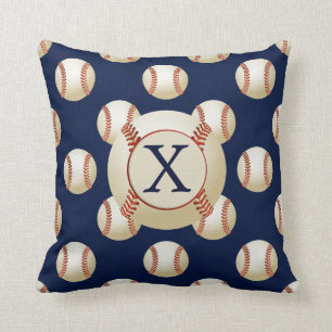 Monogram Baseball Balls Sportpatroon Kussen
