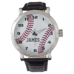 Monogram Baseball Horloge