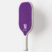 Monogram Basic Royal Paars Denim Print Pickleball Paddle (Links)