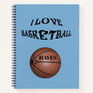 MONOGRAM BASKETBALL* NOTEBOOK NOTITIEBOEK