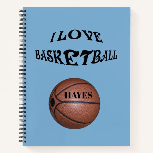 MONOGRAM BASKETBALL * NOTITIEBOEK (Voorkant)