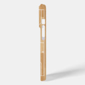 Monogram Basketball op basketbalwedstrijd Case-Mate iPhone Case (Achterkant / Links)
