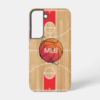 Monogram Basketball op basketbalwedstrijd