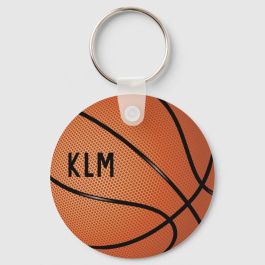 Monogram Basketball Sleutelhanger (Voorkant)