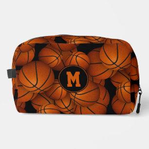 Monogram basketballen patroon toilettasje