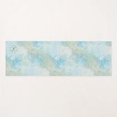 Monogram Beach Pattern Yoga Mat (Voorkant (horizontaal))