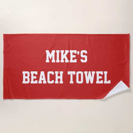 Monogram Beach Towel Strandlaken (Voorkant)