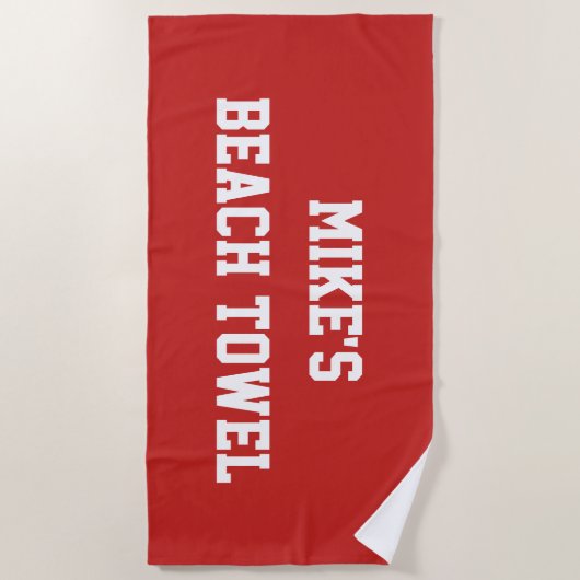 Monogram Beach Towel Strandlaken (Voorkant)