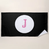 Monogram Beach Towel Strandlaken (Voorkant)