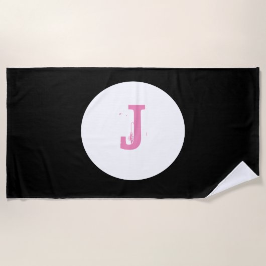 Monogram Beach Towel Strandlaken (Voorkant)