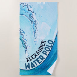 Monogram Beach Water Polo Wave Strandlaken