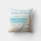 Monogram Beach Weddenschap Kussens (Voorkant)