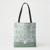 Monogram Beetles Mandala Canvas tas (Voorkant)