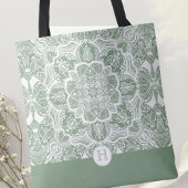 Monogram Beetles Mandala Canvas tas