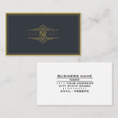 Monogram Beginletters Onderscheidend Persoonlijk G Visitekaartje (Voorkant / Achterkant)