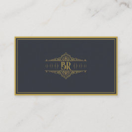 Monogram Beginletters Onderscheidend Persoonlijk G Visitekaartje