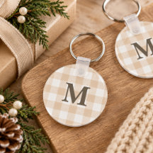 Monogram Beige buffelplaid