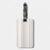 Monogram beige strepen bagagelabel (Achterkant verticaal)