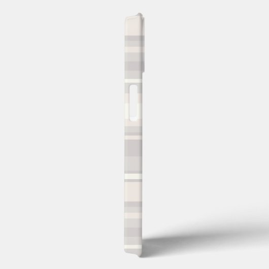 Monogram beige strepen Hoesje-Mate iPhone draagtas Case-Mate iPhone Case (Achterkant / Rechts)