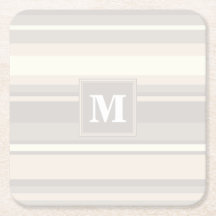 Monogram beige strepen