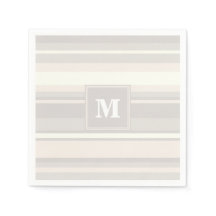 Monogram beige strepen
