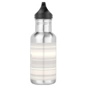 Monogram beige strepen waterfles  (Rechts)