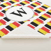 Monogram BELGIUM FLAG Sherpa Deken (3/4)