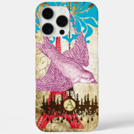 Monogram benzinestower iPhone 16 pro max hoesje