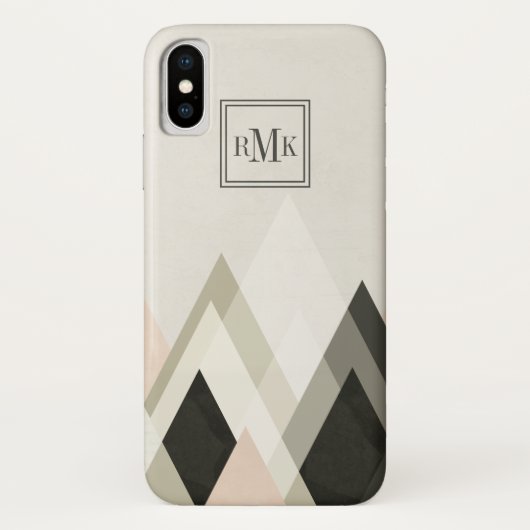 Monogram | Bergen boven bergen III Case-Mate iPhone Case (Achterkant)