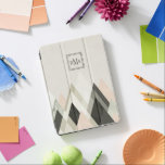 Monogram | Bergen boven bergen III iPad Pro Cover<br><div class="desc">Geniet van dit nieuwe,  creatieve ontwerp van de geometrische waterverf op een product of behendig stuk om de wereld om je heen te verbeteren en te vergroten. Artiest: Green Lili</div>