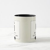 Monogram BEST MAN Bruidsjonker Bruidegom Fleurdeli Mok (Midden)