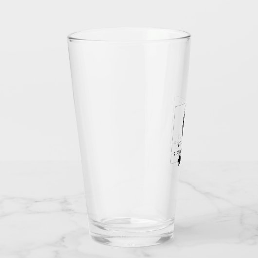 Monogram BEST MAN Bruidsjonker Bruidegom Zwart Glas (Rechts)