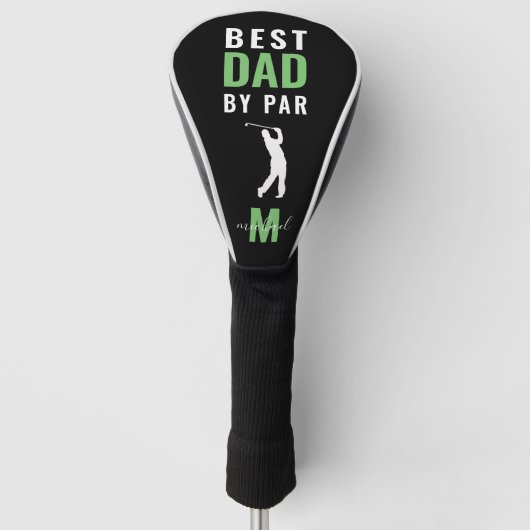 Monogram 'Beste Vader Door Par' Golfheadcover (Voorkant)