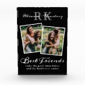 Monogram Beste Vrienden Foto (Voorkant)