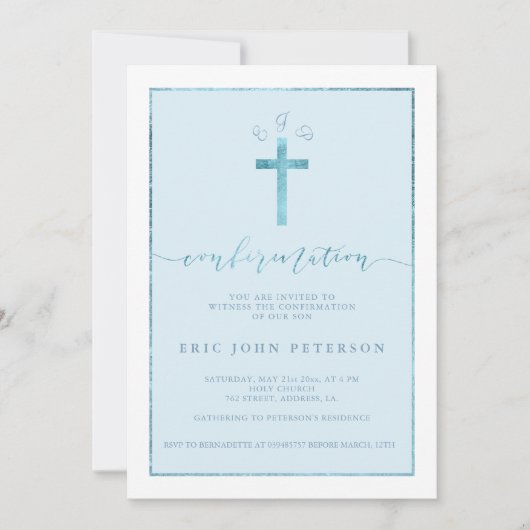 Monogram bevestiging van blauwe rode hond kaart (Voorkant)