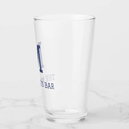 Monogram bier glas (Links)