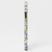 Monogram  bijen iPhone hoesje (Rechterkant)