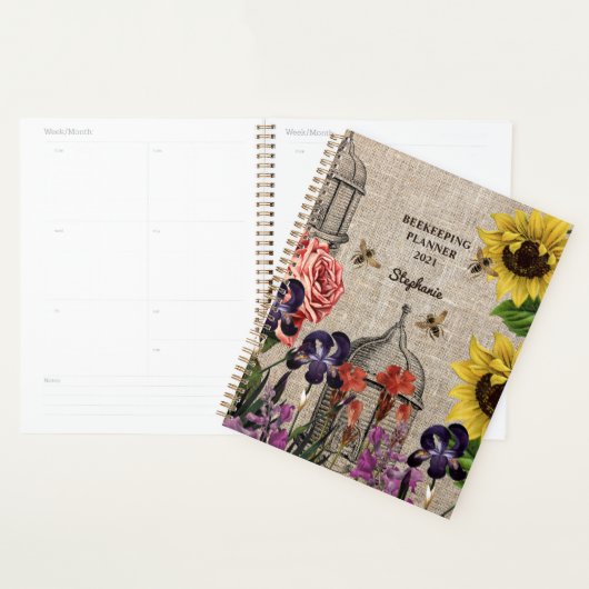Monogram  bijenteelt planner (Display)