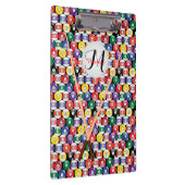 Monogram Billiards Ball Pattern Klembord (Rechts)